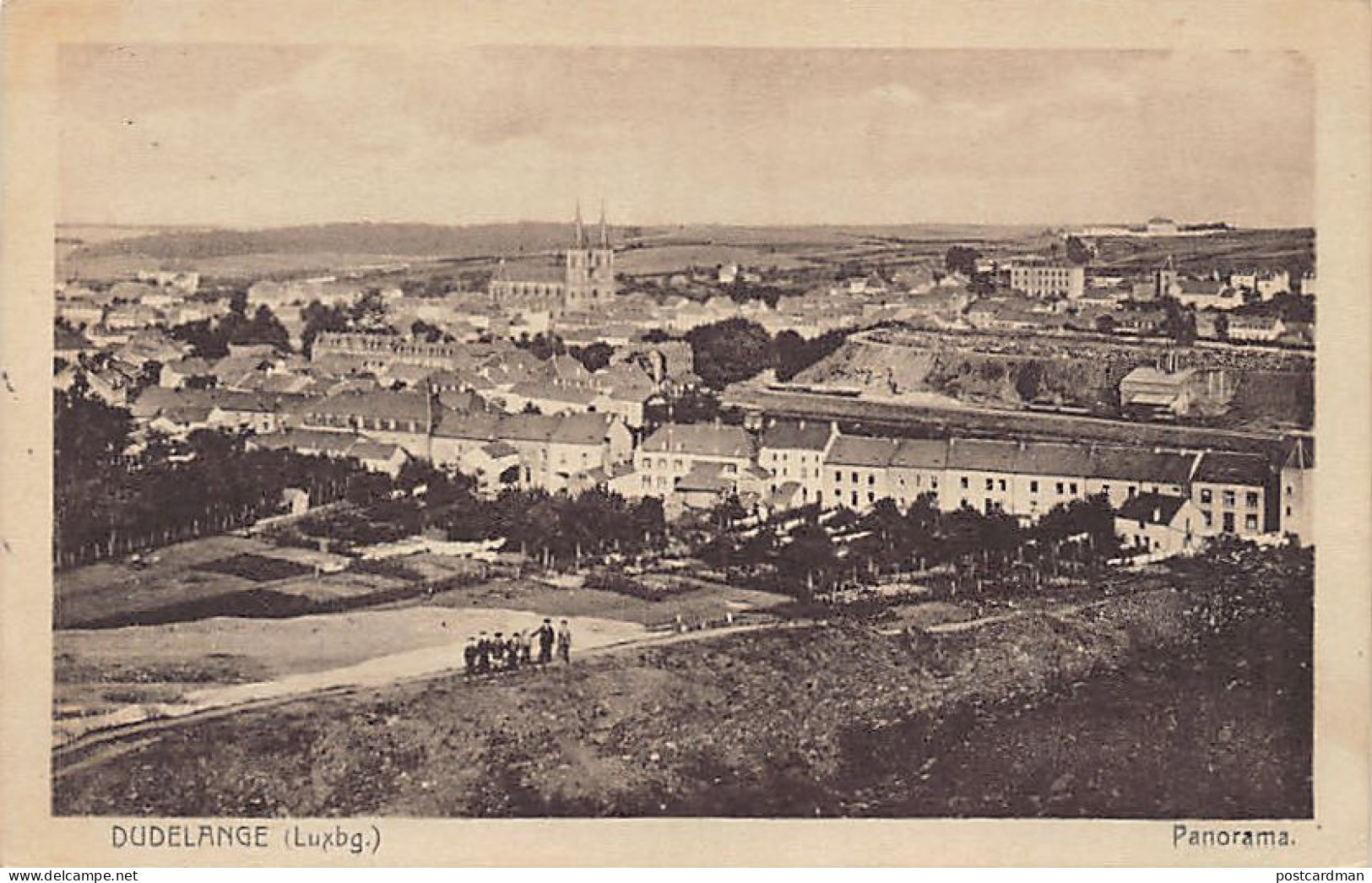 Luxembourg - DUDELANGE - Panorama - Ed. P. Houstrass 10 - Düdelingen