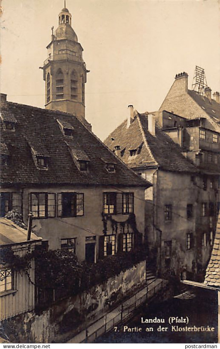 Landau In Der Pfalz (RP) Partie An Der Klosterbrücke Photo-Kunst Verlag J.L. Schmid & Co Ludwigshafen - Landau