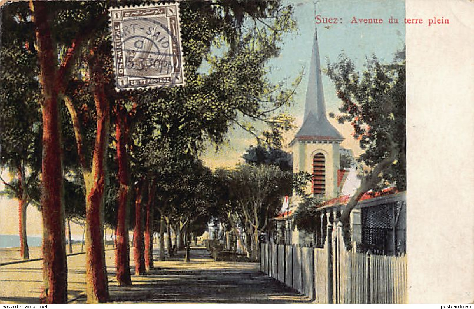 EGYPT - SUEZ - Terreplein Avenue - Publ. The Cairo Postcard Trust 276 - Altri & Non Classificati