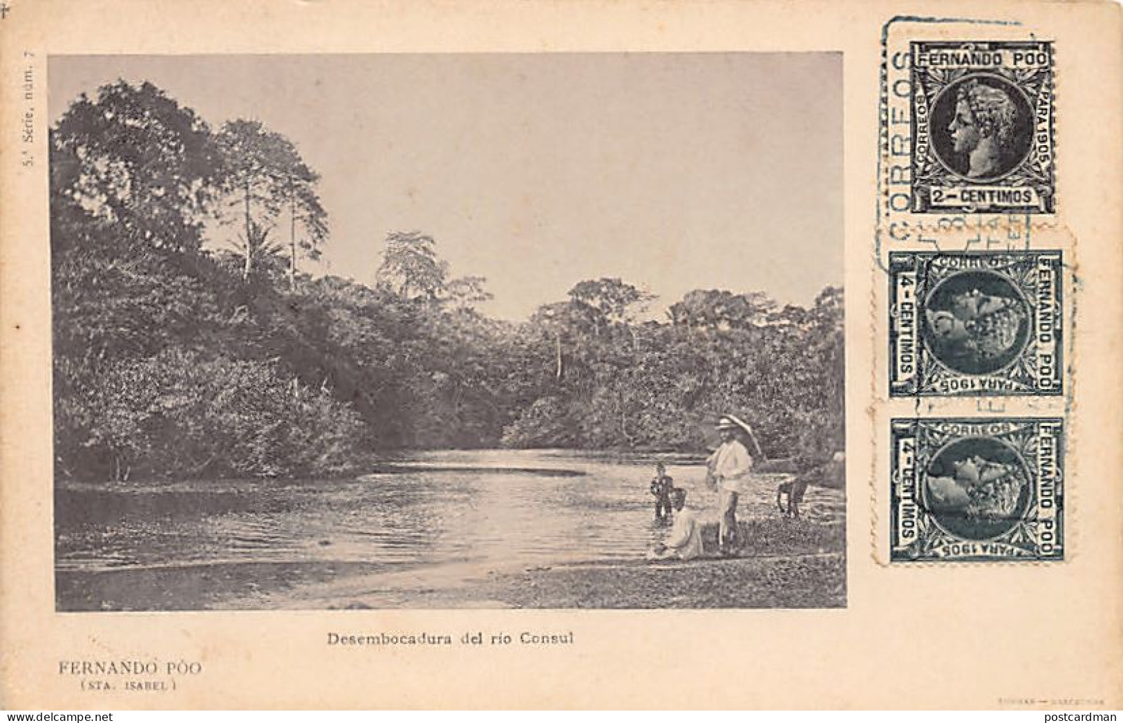 Equatorial Guinea - SANTA ISABEL - Desembocadura Del Rio Consul - Publ. Thomas 5. A Serie - 7 - Guinea Equatoriale