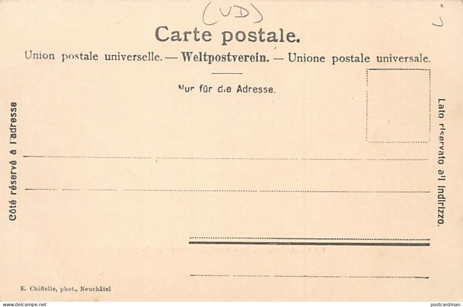 ST. CERGUES (VD) Arrivée De La Poste En Calèche - Ed. E. Chiftelle  - Saint-Cergue