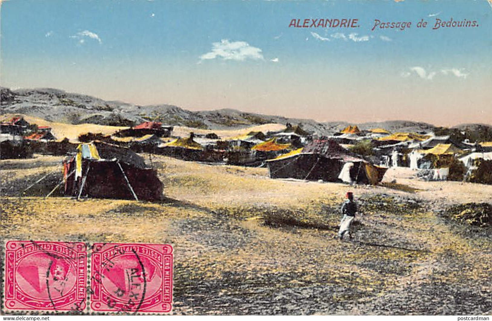 Egypt - ALEXANDRIA - Bedouin Crossing - Publ. Emil Pinkau & Cie 68 - Alexandrie