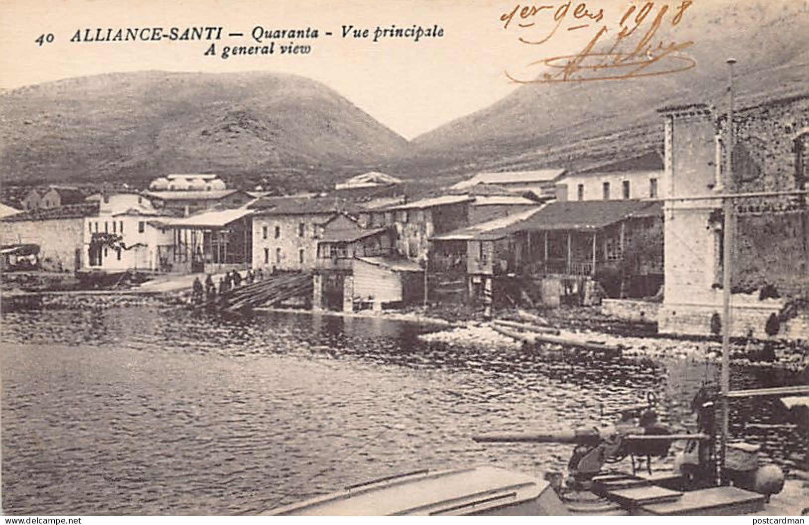 Albania - SARANDË - General View - Publ. Ch. Colas 40 - Albanie