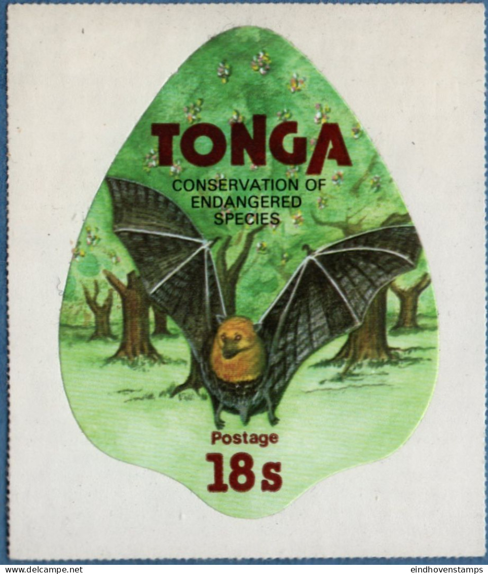 Tonga 18 S Bat - Conservation Endangered Species MHH - Bats