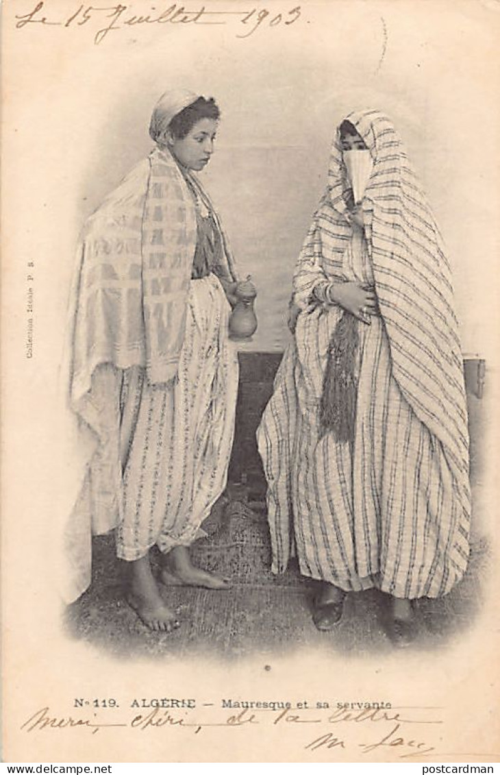 Algérie - Mauresque Et Sa Servante - Ed. Collection Idéale P.S. 119 - Frauen
