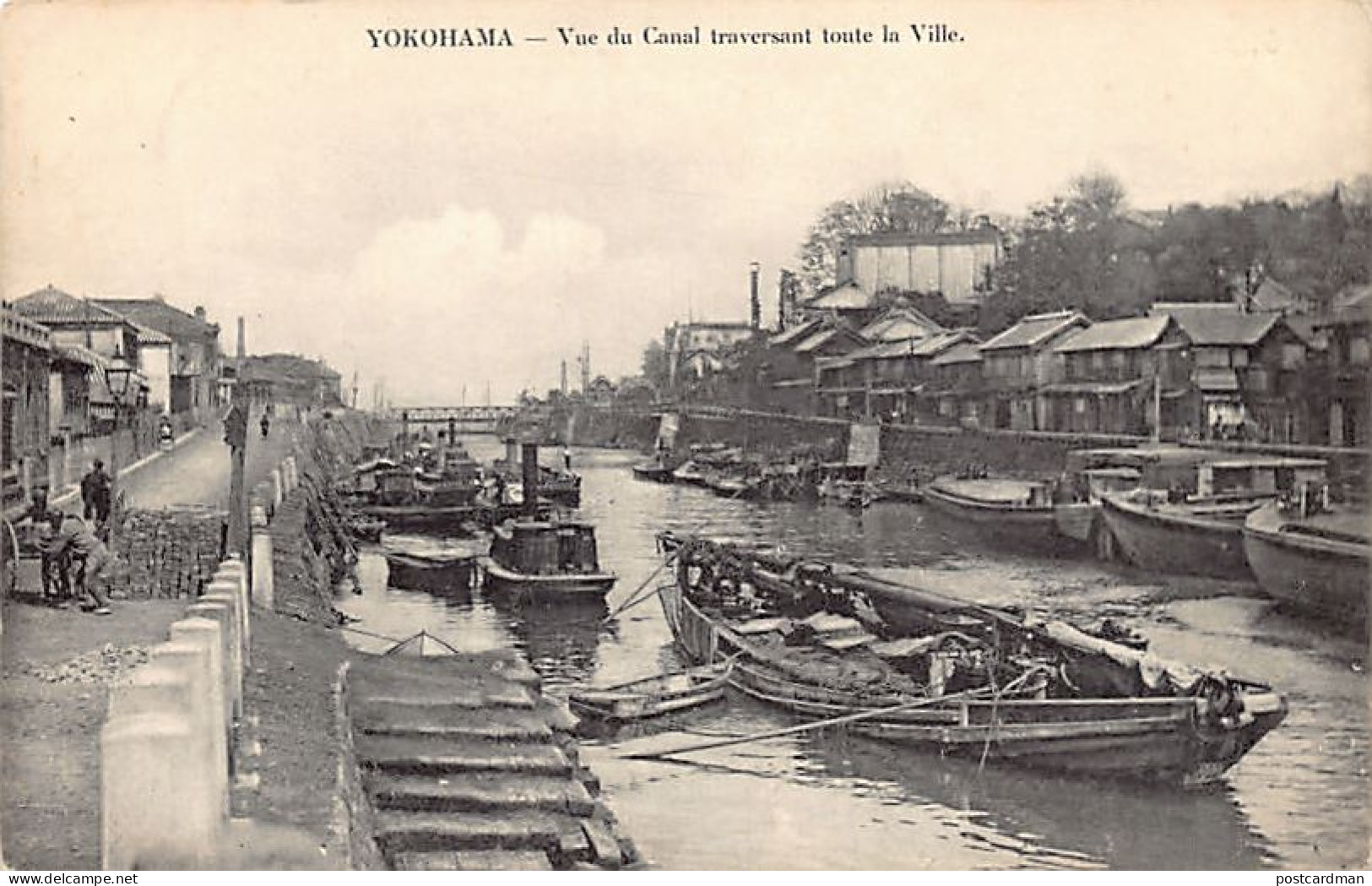 Japan - YOKOHAMA - The Canal - Yokohama