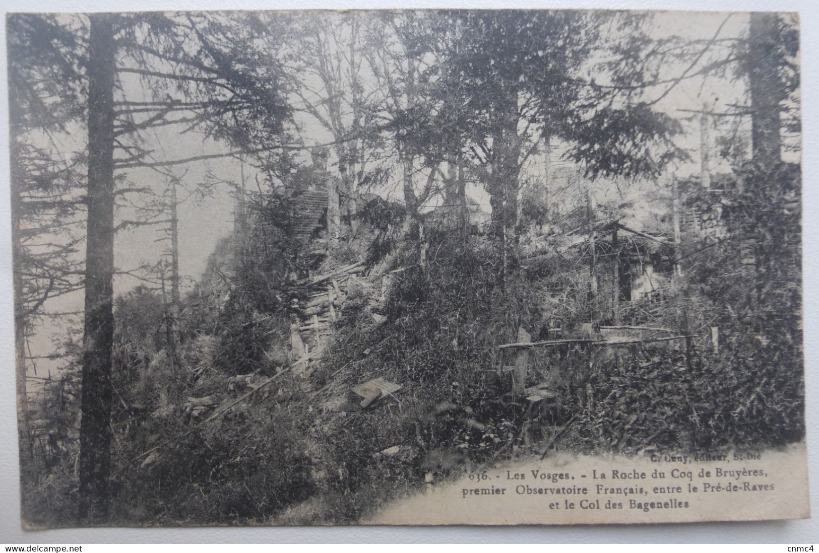 SAINTE MARIE AUX MINES, Col Des Bagenelles, Observatoire Coq De Bruyères 1914 1918, Pré De Raves - Sainte-Marie-aux-Mines