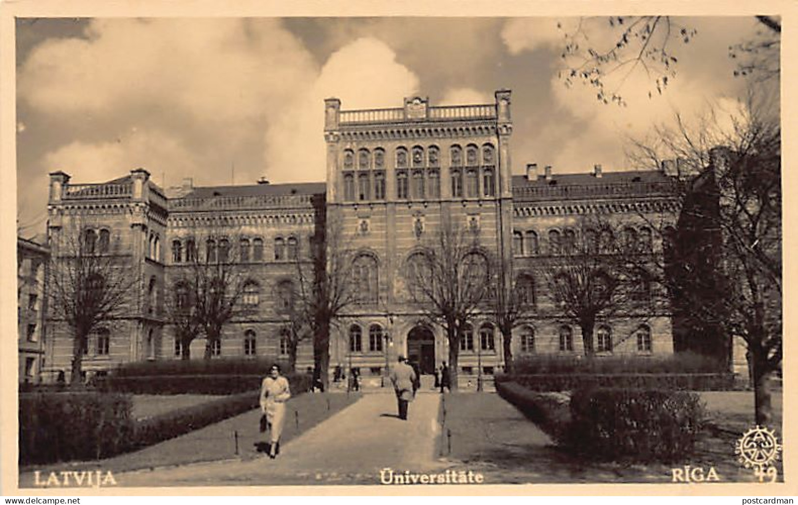 Latvia - RIGA - University - REAL PHOTO - Publ. A. Saule 49 - Lettonie