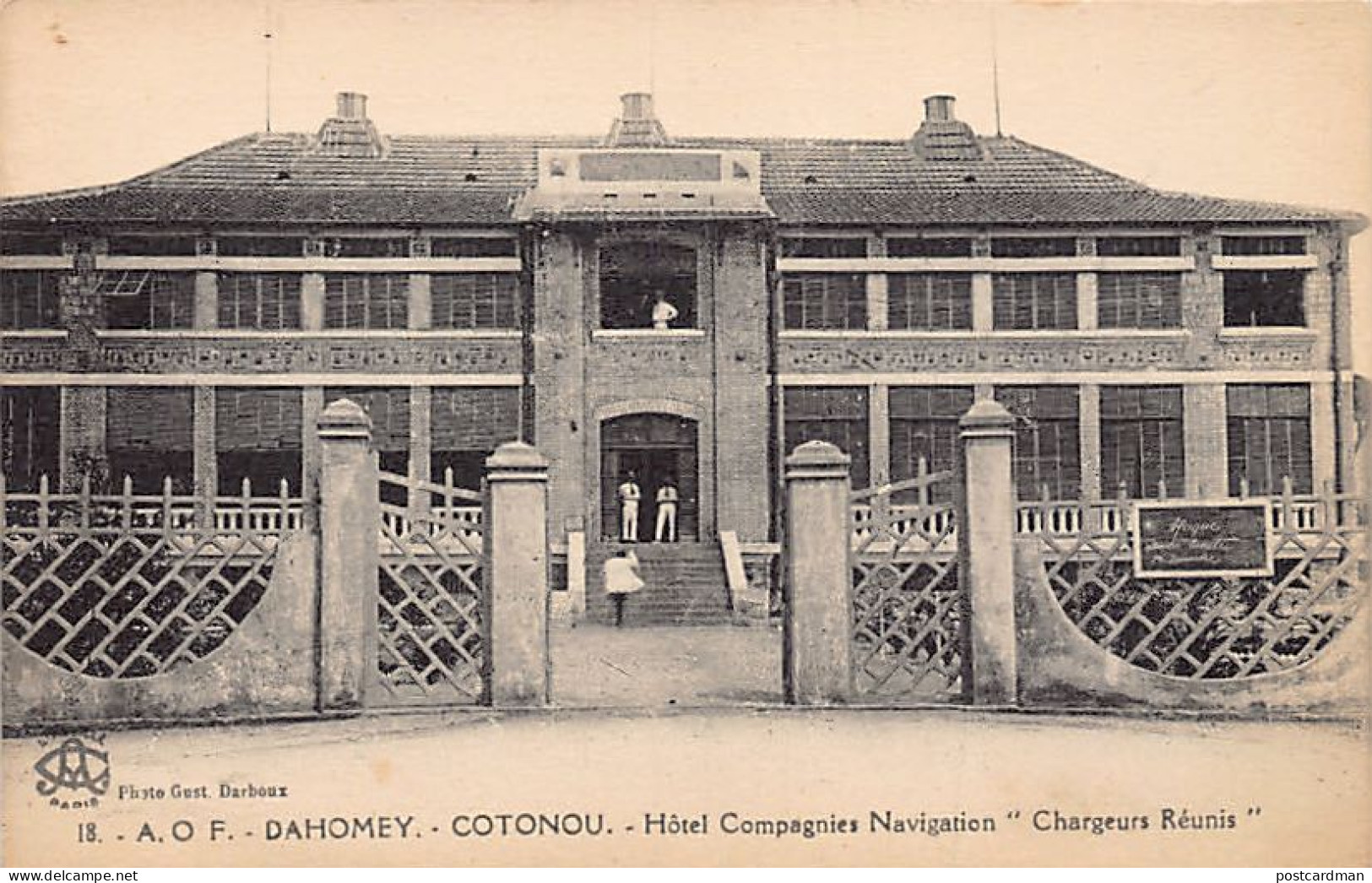 Bénin - COTONOU - Hôtel De La Compagnie De Navigation Des Chargeurs Réunis - Ed. Gust. Darboux 18 - Benin