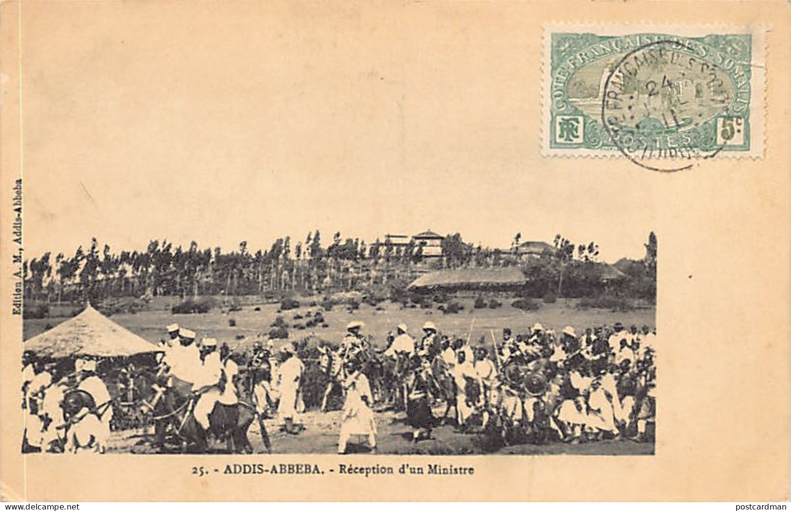 Ethiopia - ADDIS ABABA - Arrival Of A Foreign Ambassador - Publ. A. M. 25 - Ethiopie