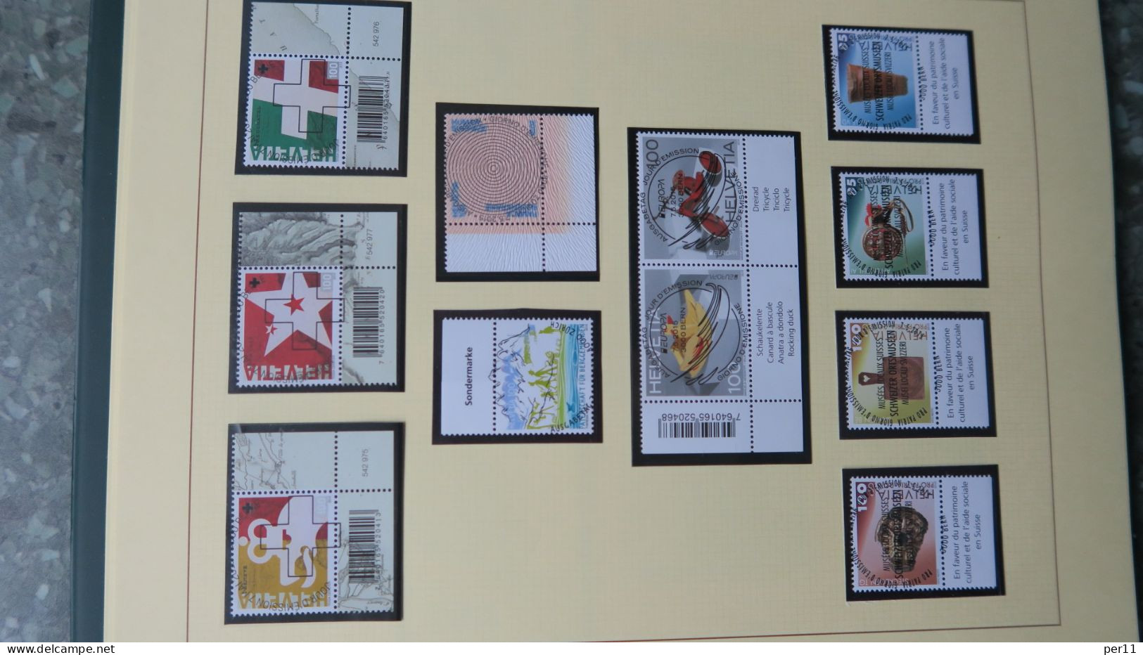 Schweiz 2015 Complete Used /gest.  7 Scans - Used Stamps