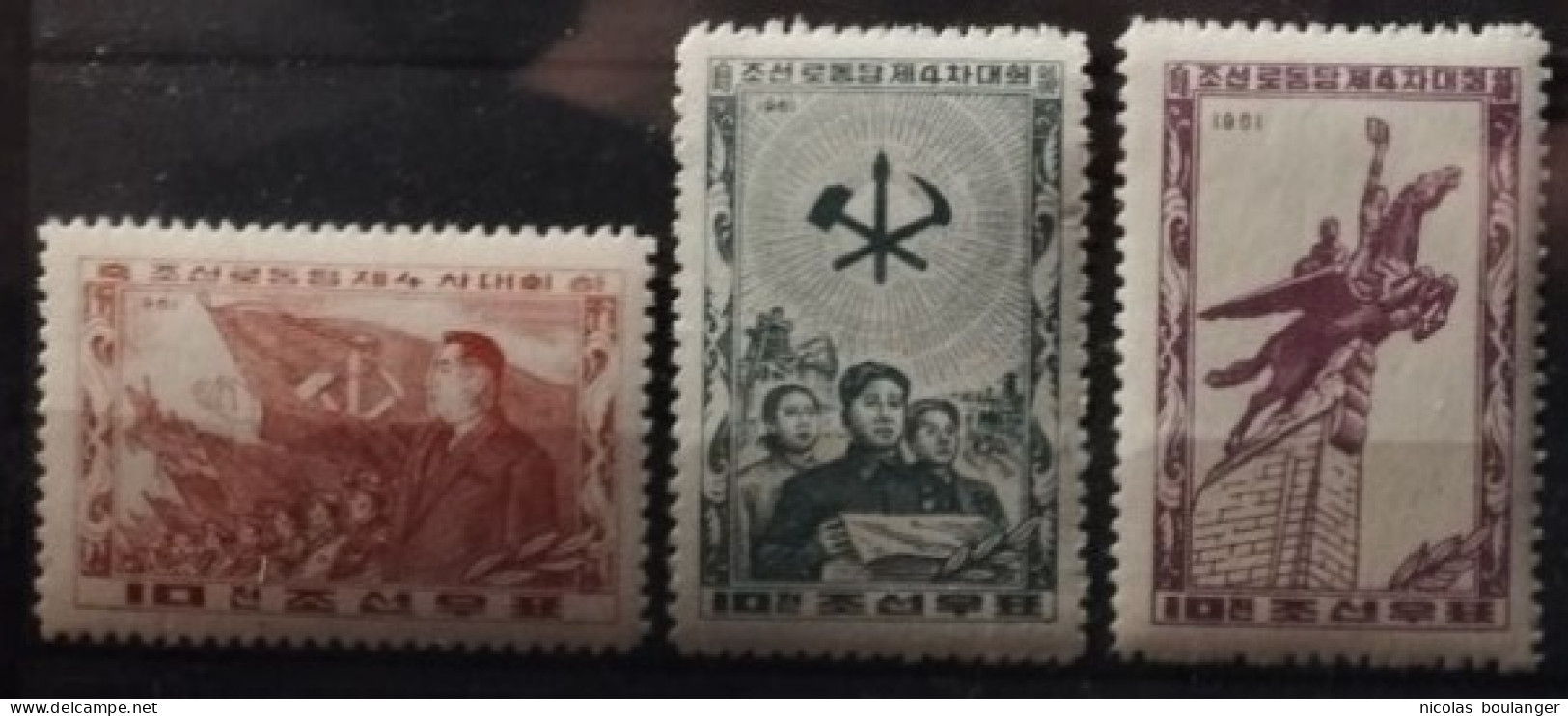 Corée Du Nord 1961 / Yvert N°319-321 / ** - Korea, North