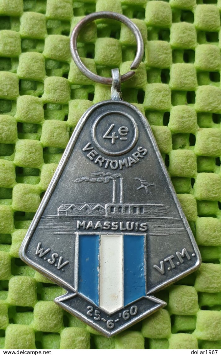 Medaile :  W.S.V. 4e. Veromars V.T.M. Maassluis 25-6-1960  -  Original Foto  !!  Medallion  Dutch - Autres & Non Classés