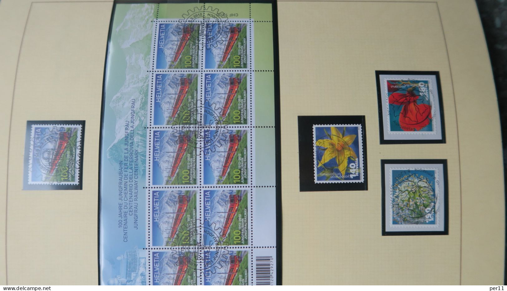 Schweiz 2012 Complete Used /gest. 8 Scans - Used Stamps