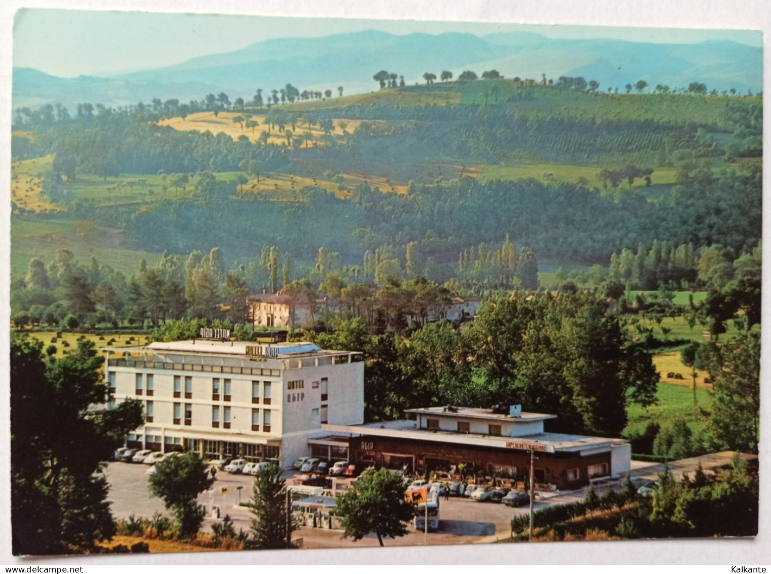 MUCCIA (Macerata) - Motel AGIP, Gestione Pericle - 2 Cartoline - Sonstige & Ohne Zuordnung