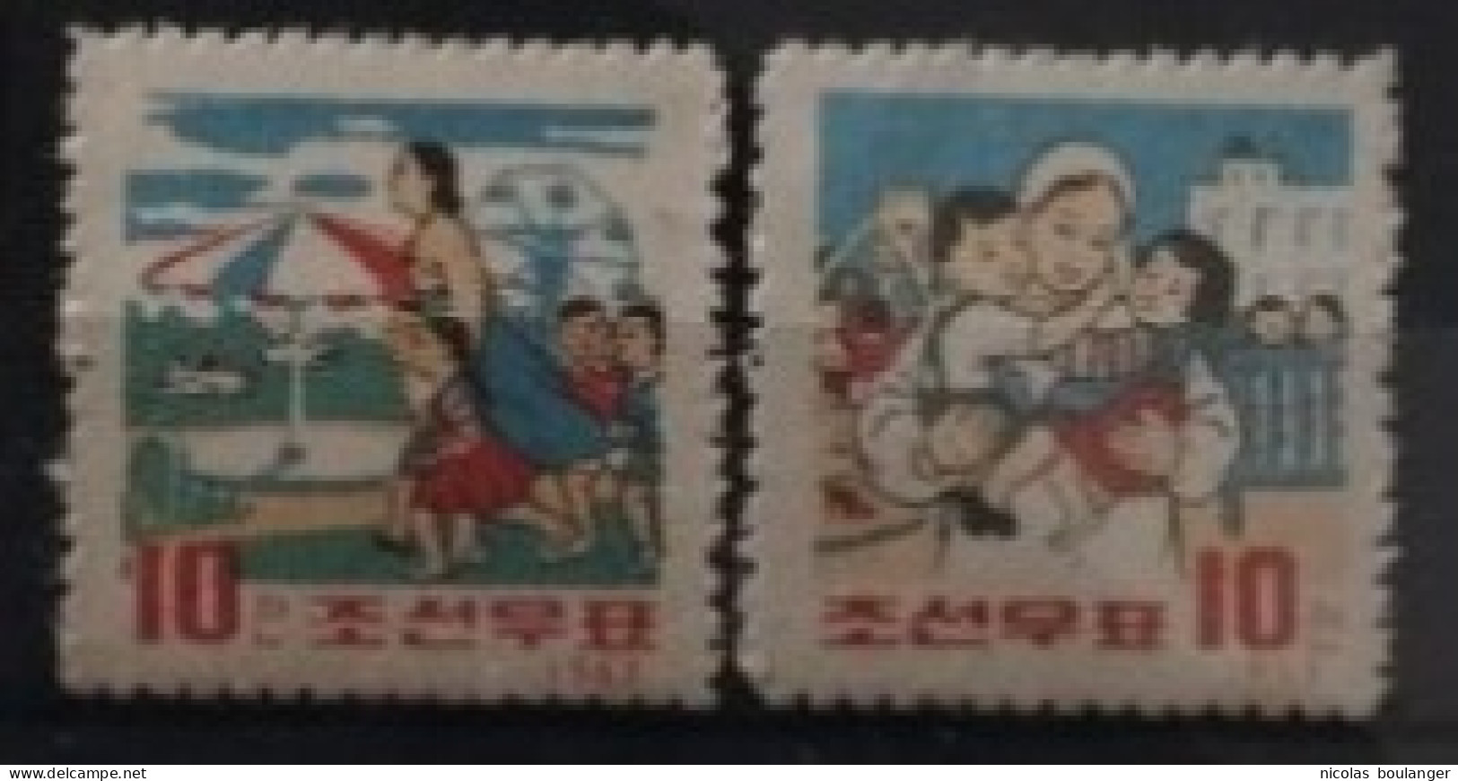 Corée Du Nord 1963 / Yvert N°479-480 / ** (sans Gomme) - Corée Du Nord