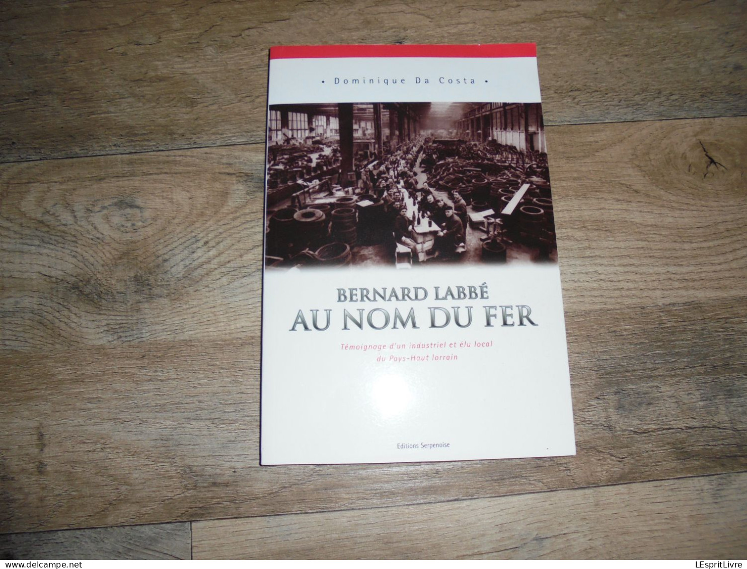 BERNARD LABBE Au Nom Du Fer Régionalisme Pays Haut Lorrain Longwy Usinor Lorraine Industrie Fer Métallurgie Usine - Lorraine - Vosges