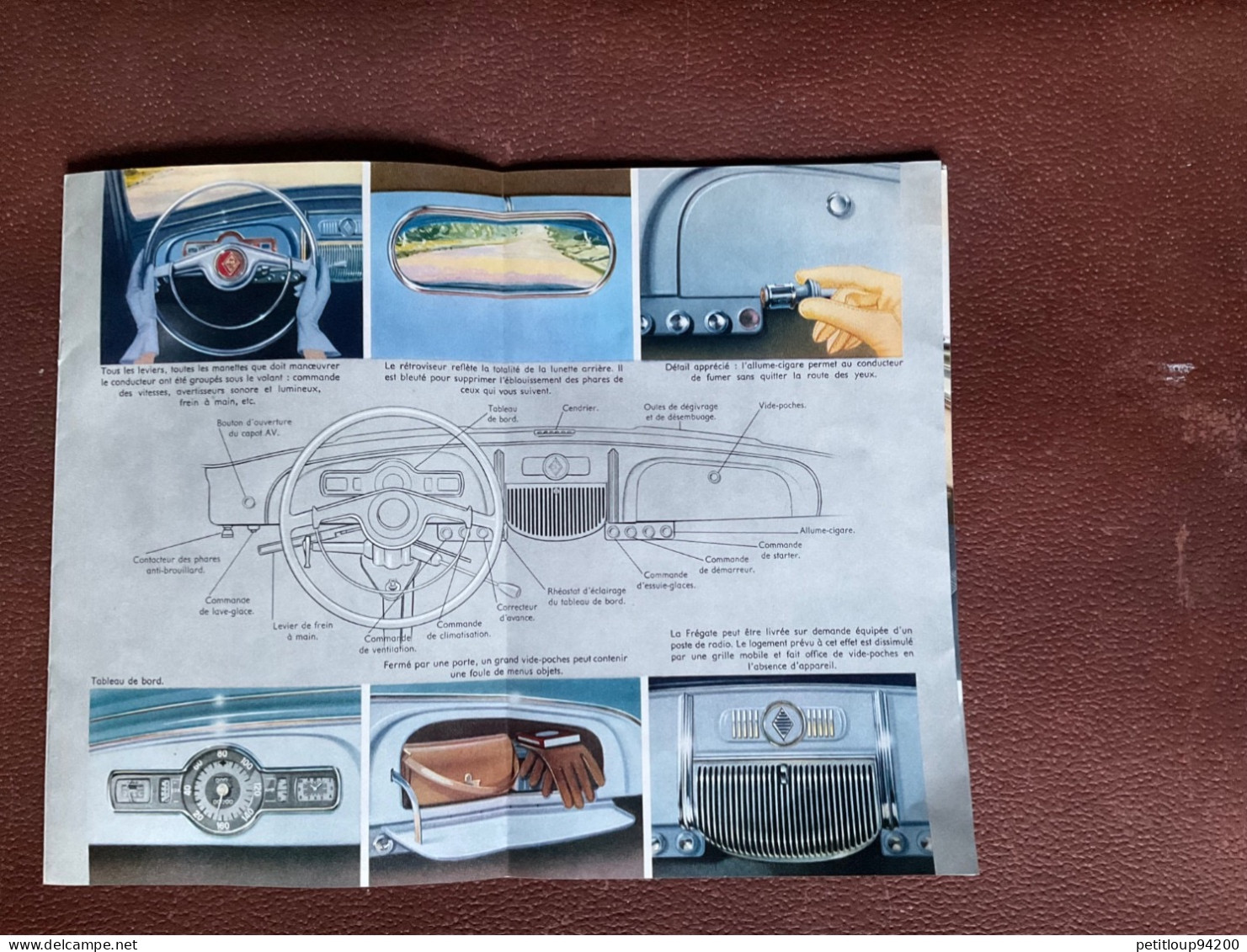 (29) DOCUMENT Commercial  RENAULT  Frégate  CATALOGUE