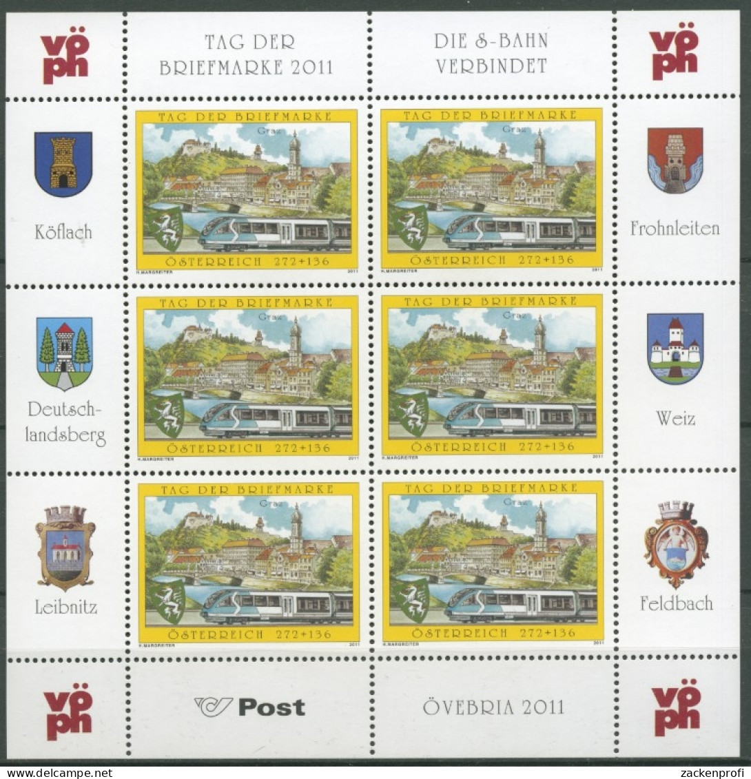 Österreich 2011 Tag Der Briefmarke Kleinbogen 2936 K Postfrisch (C14985) - Blocs & Feuillets