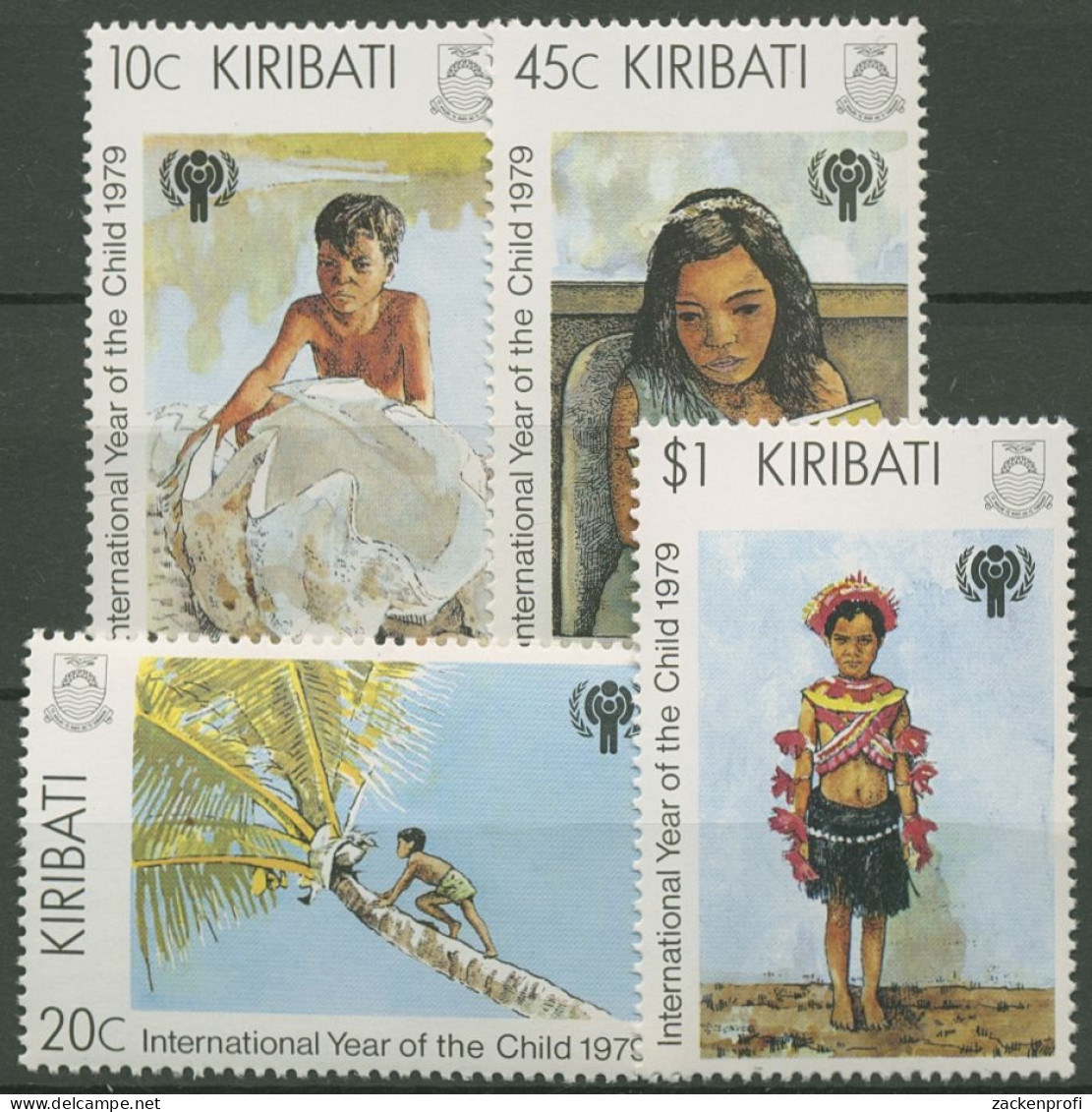 Kiribati 1979 Internationales Jahr Des Kindes 342/45 Postfrisch - Kiribati (1979-...)