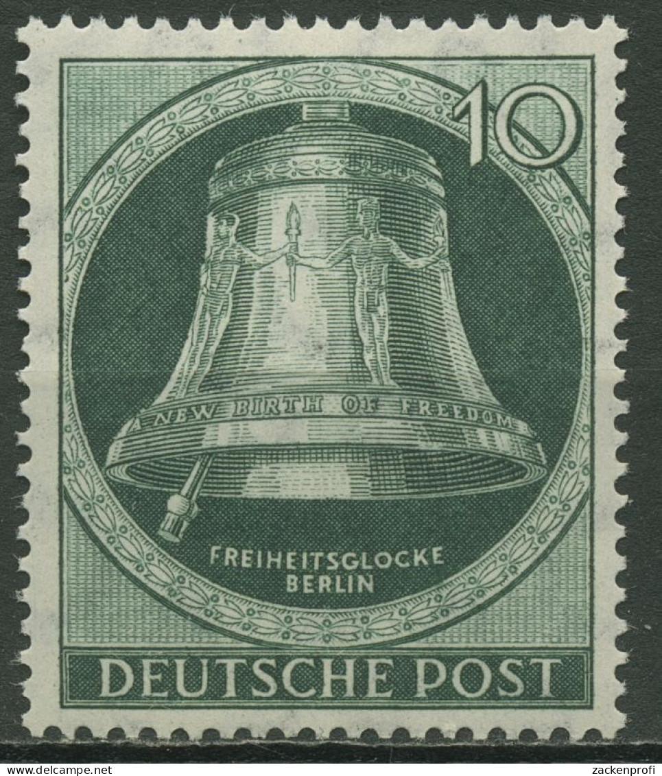 Berlin 1951 Freiheitsglocke, Klöppel Nach Links 76 Postfrisch - Ungebraucht