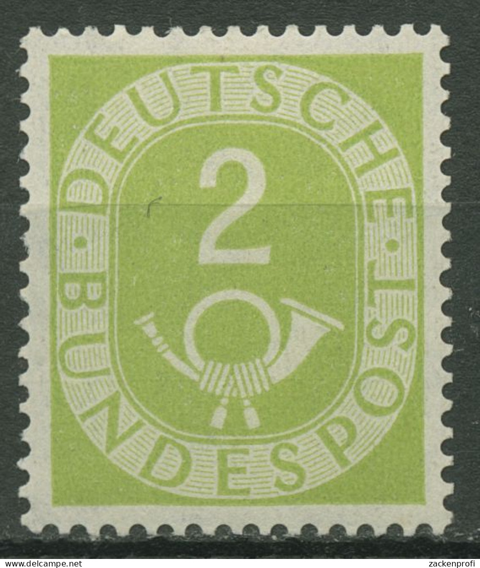 Bund 1951 Freimarke Posthorn 123 Postfrisch - Ungebraucht