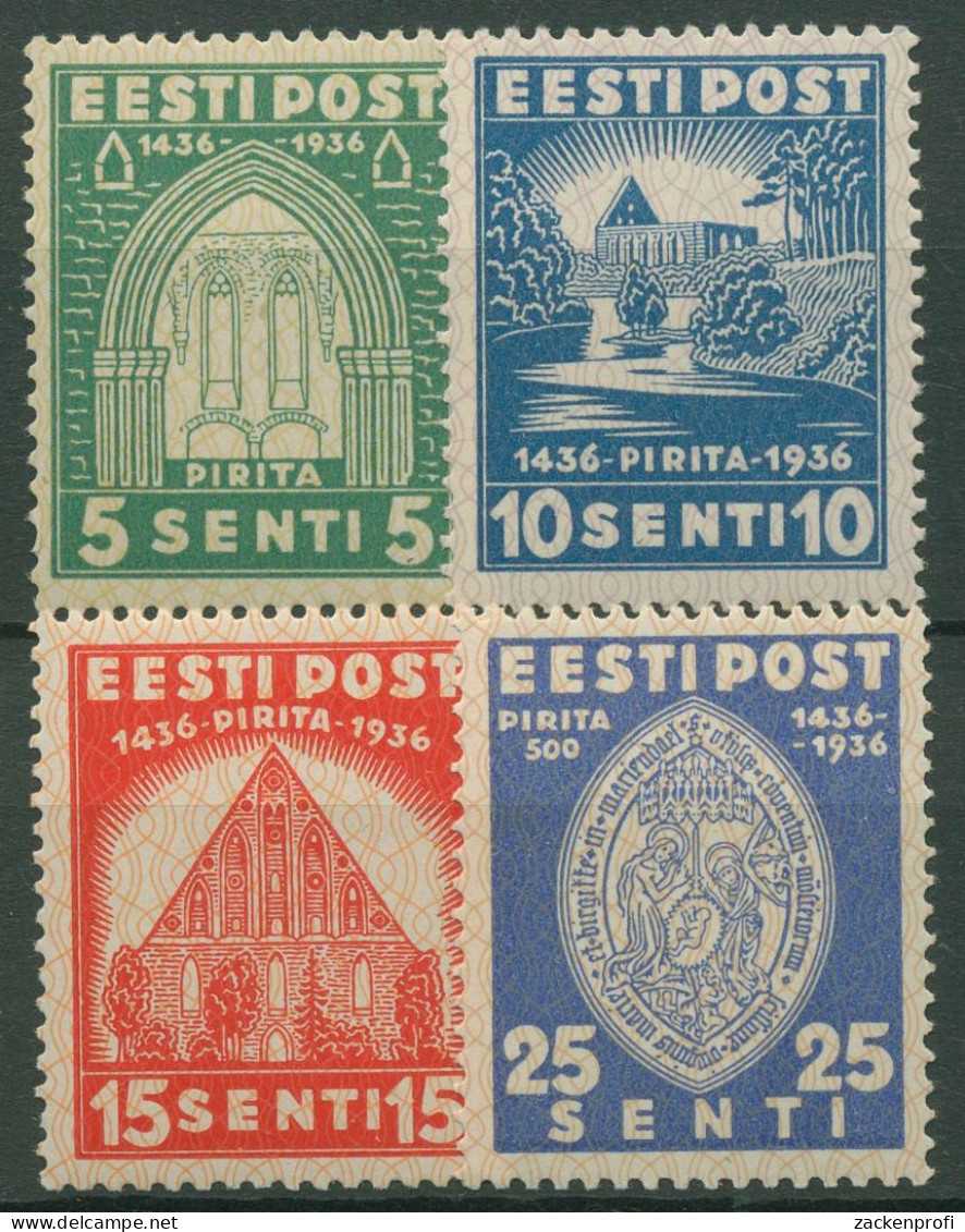 Estland 1936 Brigittenkloster Pirita 120/23 Postfrisch - Estonia