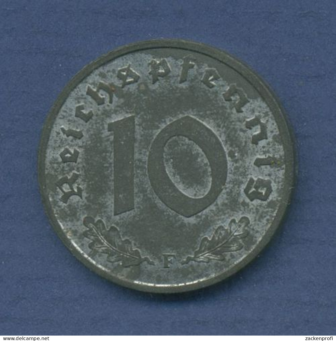 Alliierte Besetzung 10 Reichspfennig 1948 F, J 375, Vz (m3530) - 10 Reichspfennig