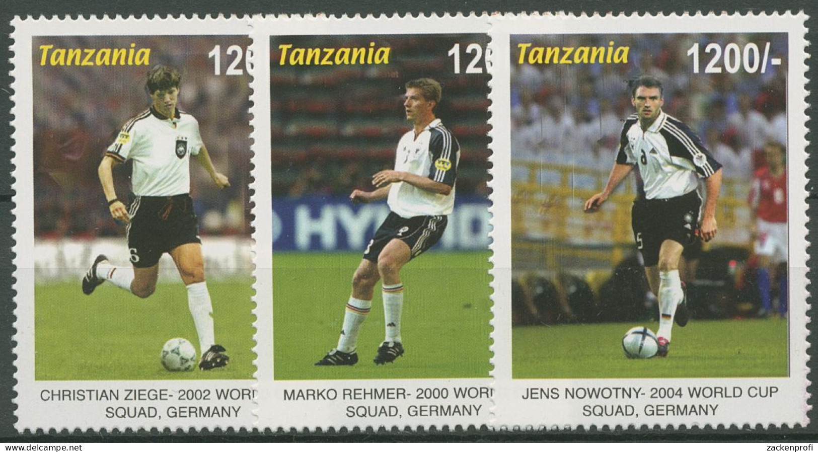 Tansania 2005 75 Jahre Erste Fußball-WM In Uruguay 4312/14 Postfrisch - Tansania (1964-...)