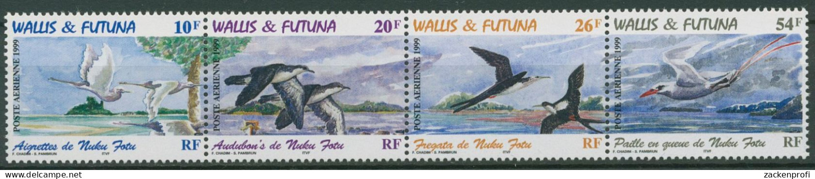 Wallis Und Futuna 1999 Vögel Auf Nuku Fotu 760/63 ZD Postfrisch (C24278) - Unused Stamps