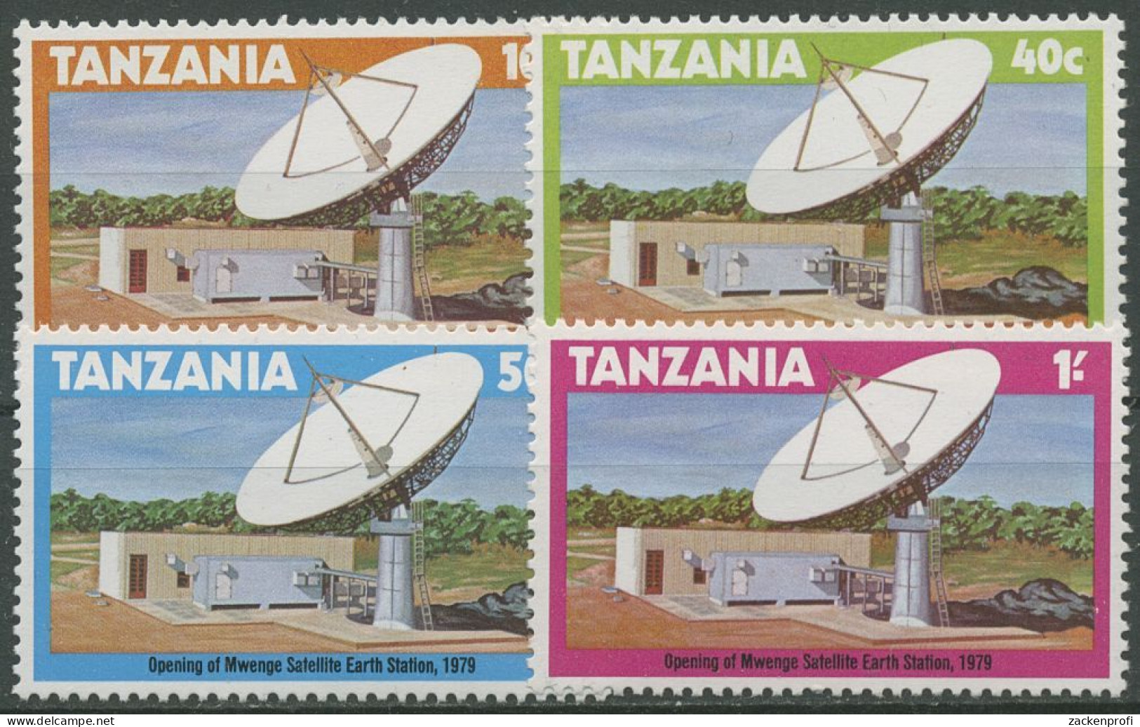 Tansania 1979 Erdfunkstelle Von Mwenge 133/36 Postfrisch - Tanzania (1964-...)