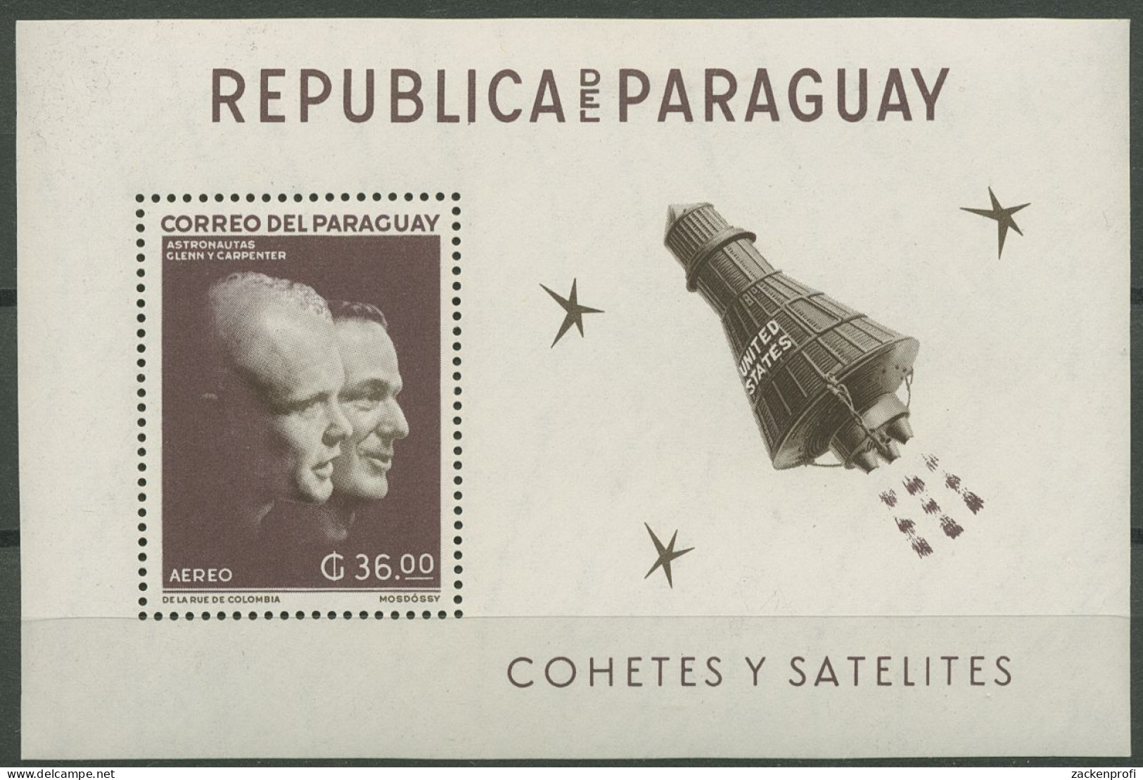 Paraguay 1962 Erforschung Des Weltraumes Block 26 Postfrisch (C80496) - Paraguay