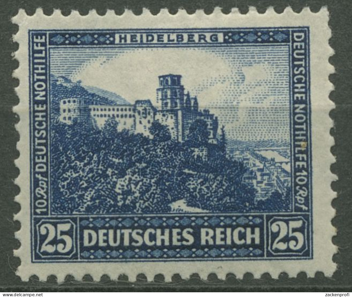 Deutsches Reich 1931 Heidelberg, Schloß 461 Mit Falz, Kl. Zahnfehler (R80612) - Ungebraucht