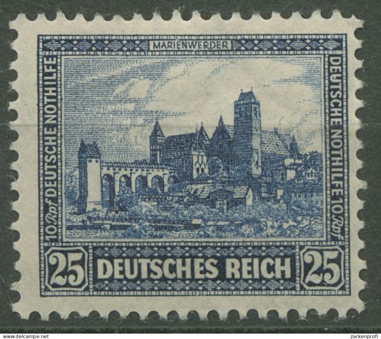 Deutsches Reich 1930 Nothilfe Bauwerke 452 A Mit Falz, Kleiner Fehler (R80606) - Unused Stamps