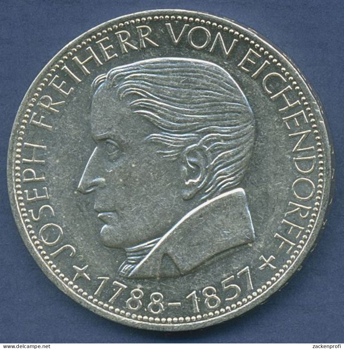 Deutschland 5 DM 1957 Joseph Freiherr V. Eichendorff, J 391 Ss-vz (m6589) - 5 Marcos