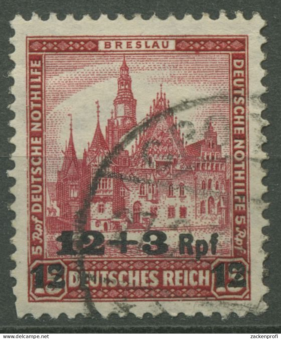 Dt. Reich 1932 Bauwerk Mit Aufdruck 464 Gestempelt, Kl. Zahnfehler (R80613) - Usados