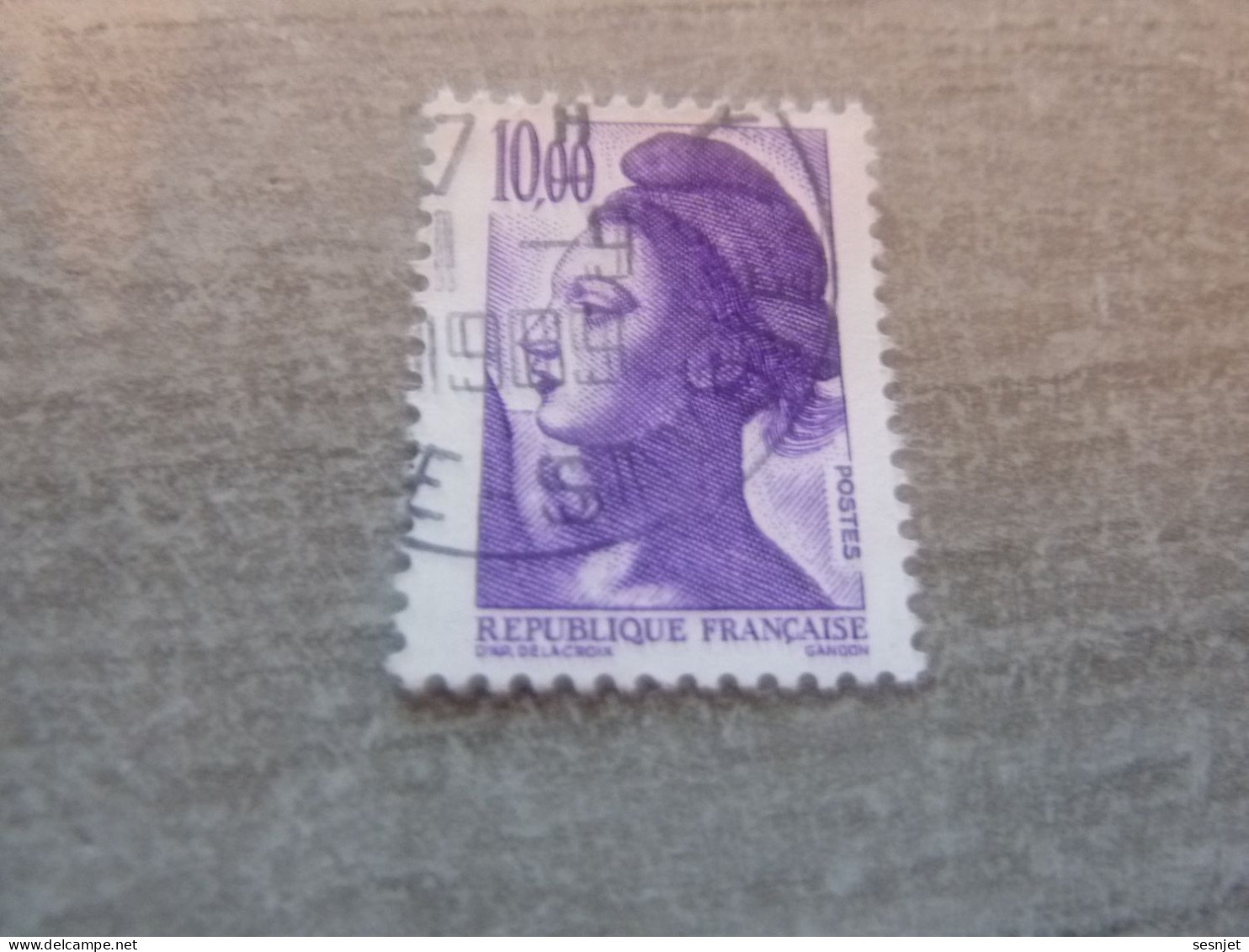 Liberté De Gandon - 10f. - Yt 2276 - Violet - Oblitéré - Année 1983 - - 1982-1990 Liberté De Gandon