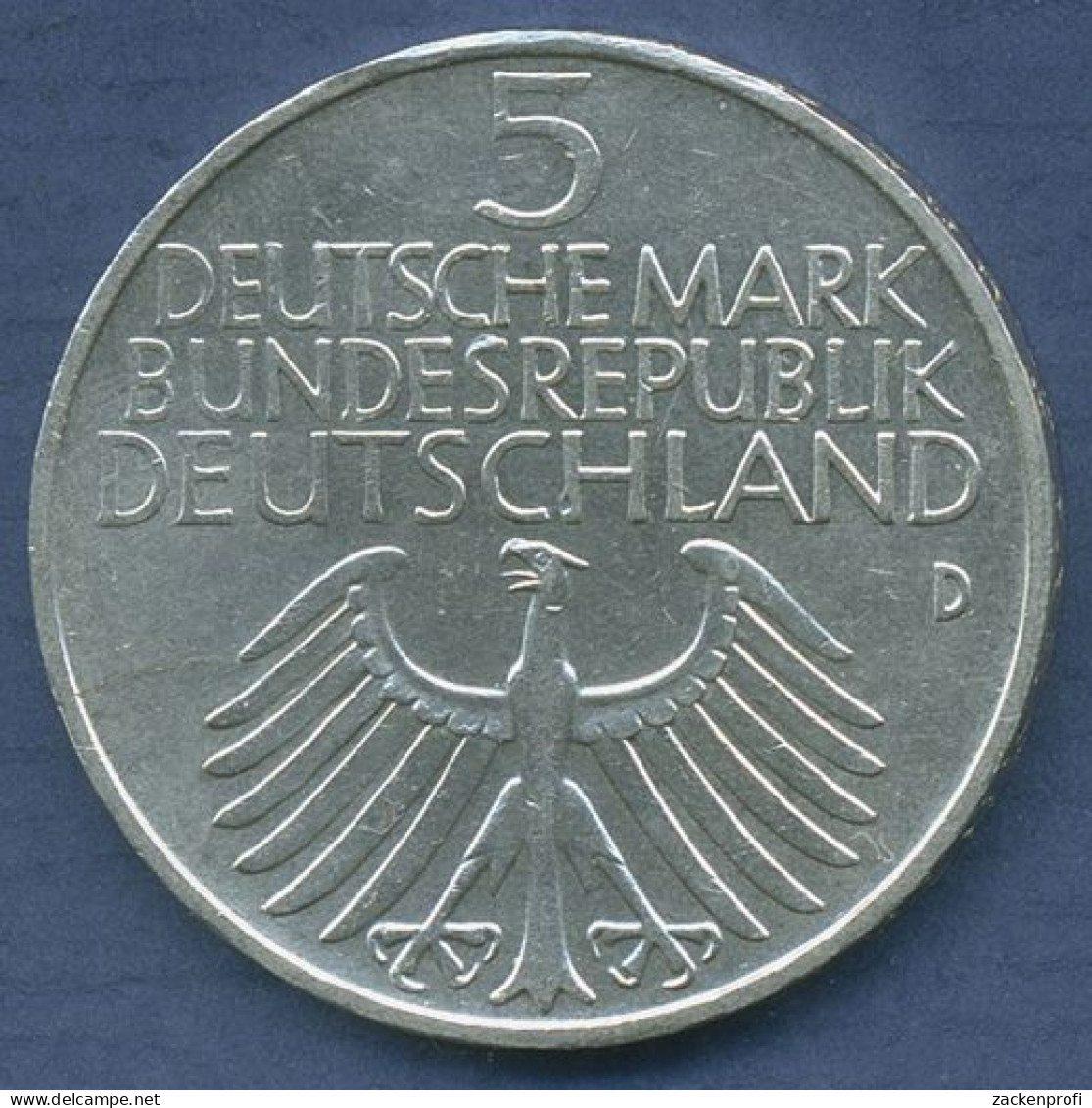 Deutschland 5 DM 1952 Germanisches Museum, J 388 Ss + (m6586) - 5 Mark