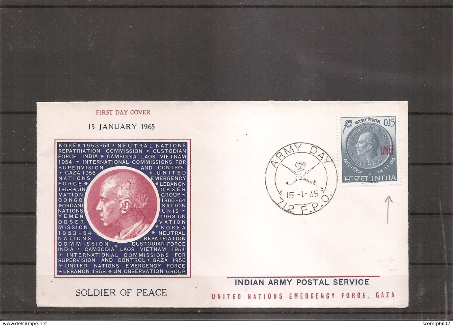 Inde ( FDC De 1965 à Voir) - Lettres & Documents