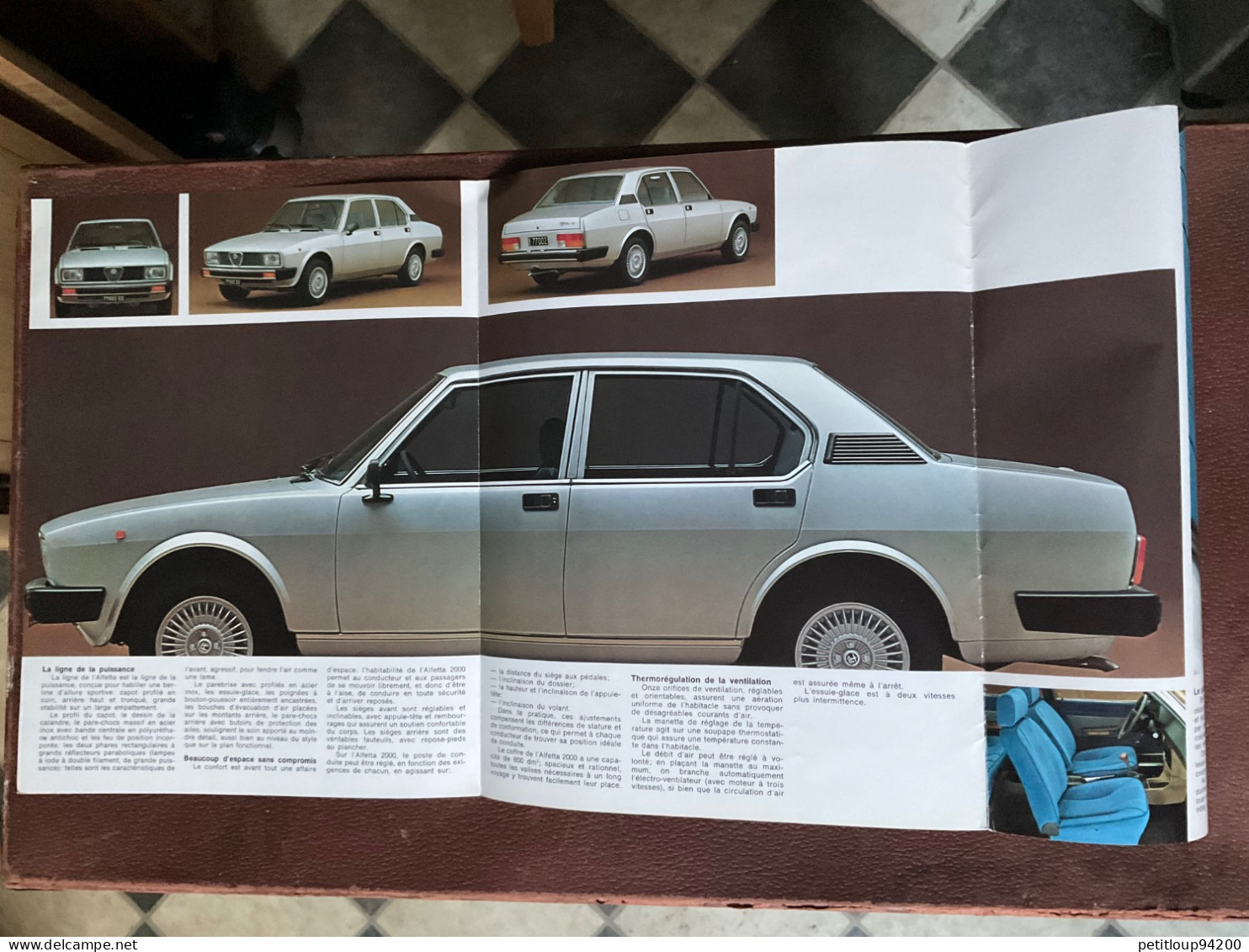 (30) DOCUMENT Commercial  ALFA ROMEO  Alfetta 2000L - Automobilismo