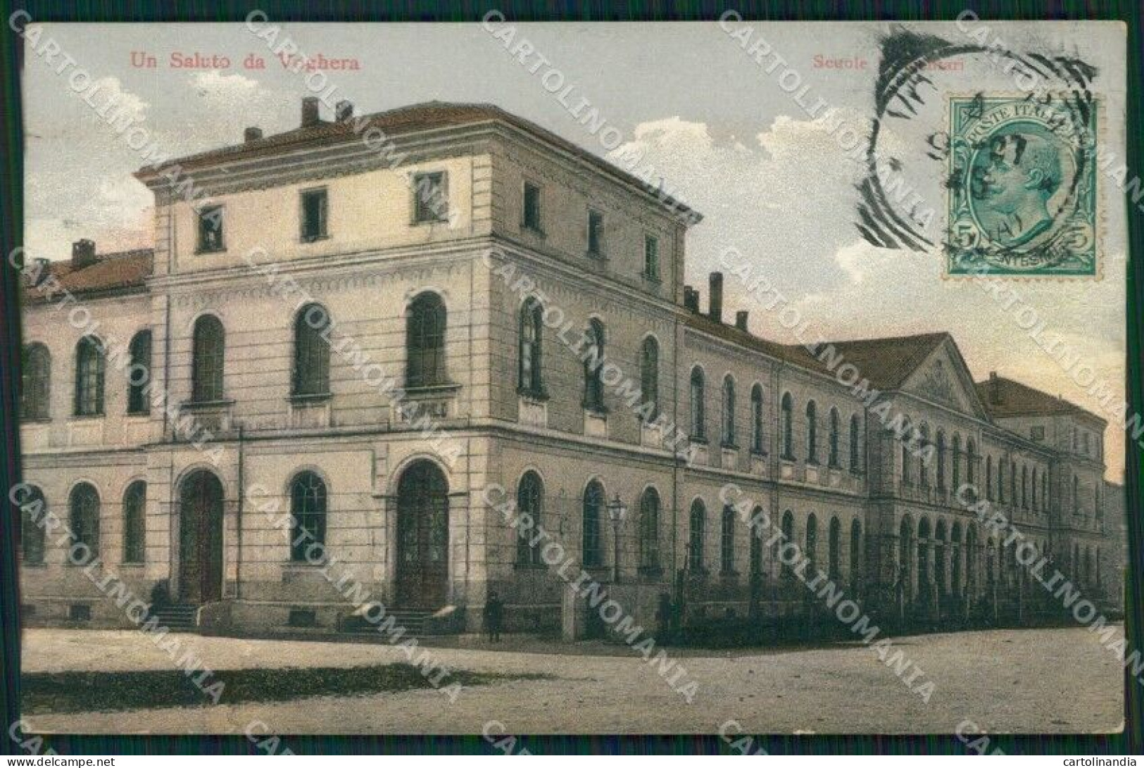 Pavia Voghera Scuola Cartolina QT0292 - Pavia