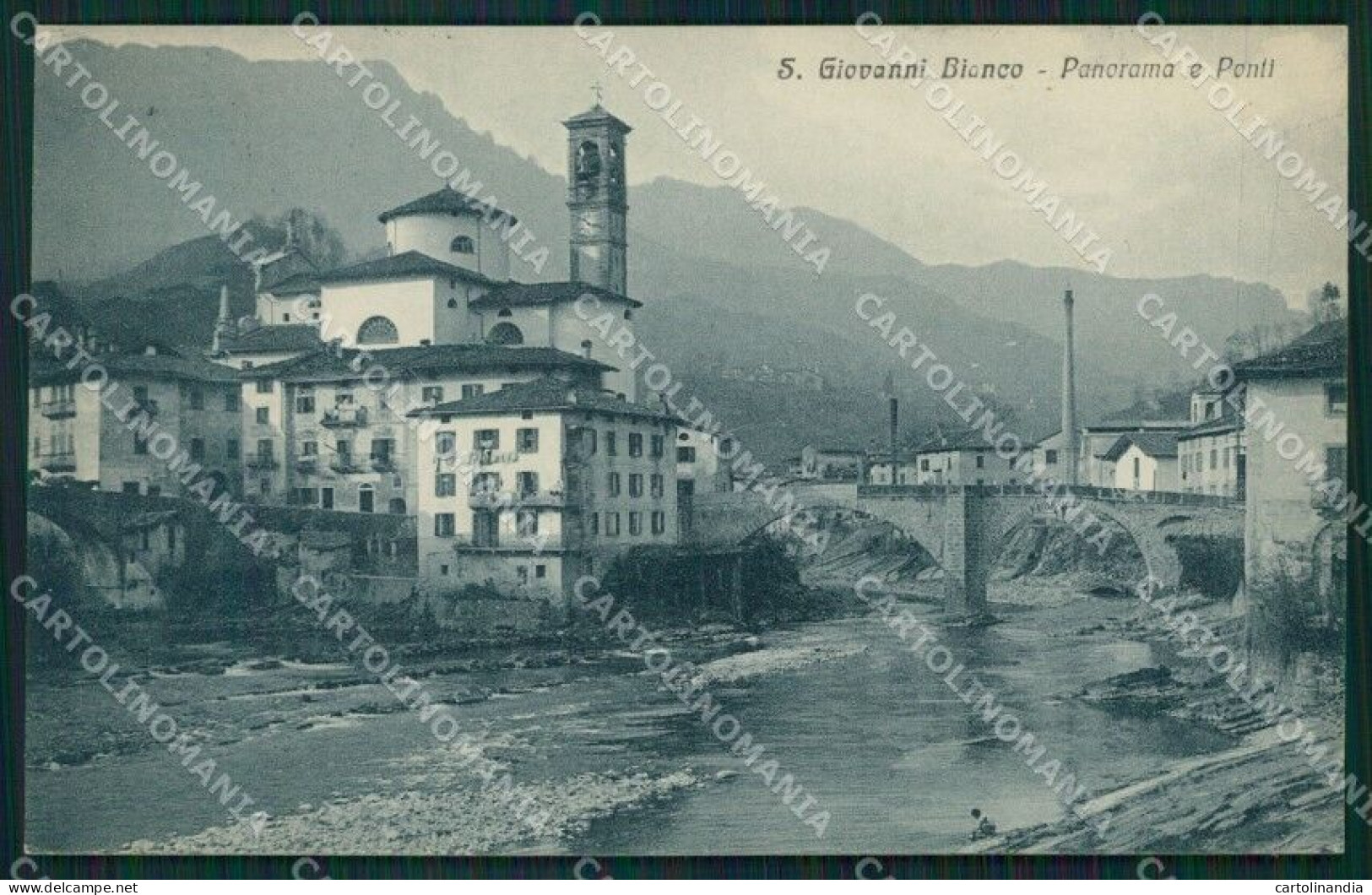 Bergamo San Giovanni Bianco Cartolina QT0686 - Bergamo