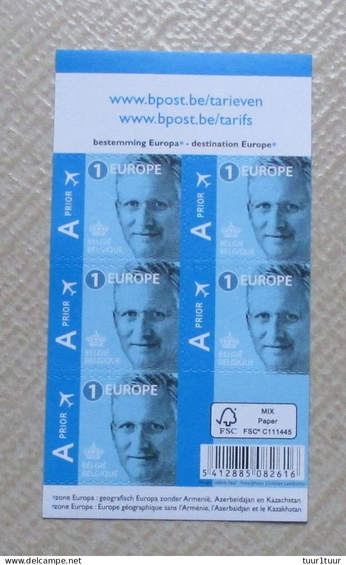 1 Boekje Filip Europa** - Non Classificati