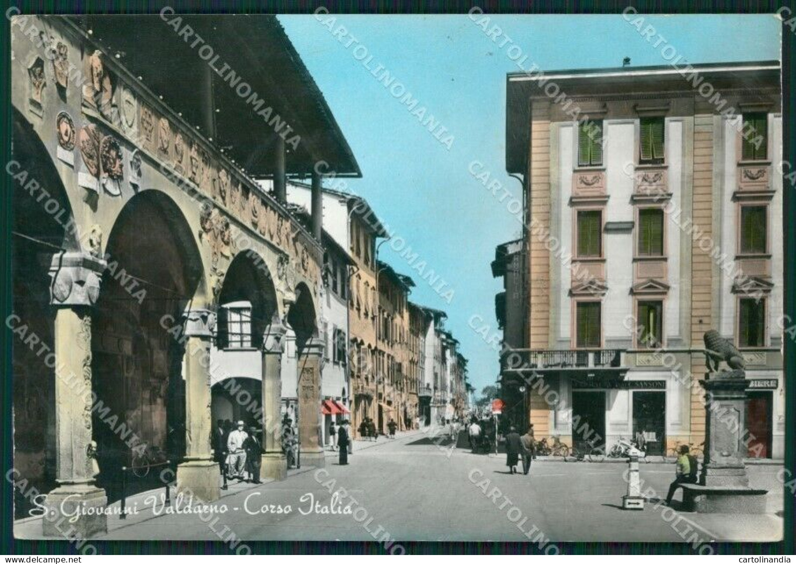 Arezzo San Giovanni Valdarno PIEGHE Foto FG Cartolina ZK1285 - Arezzo