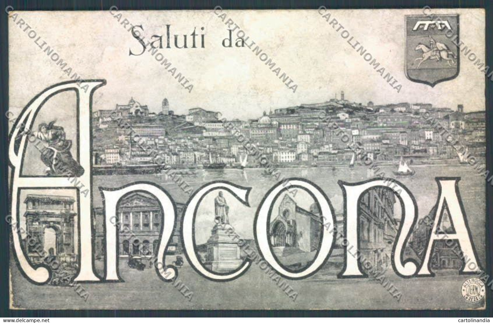 Ancona Città Alterocca Cartolina ZG1942 - Ancona