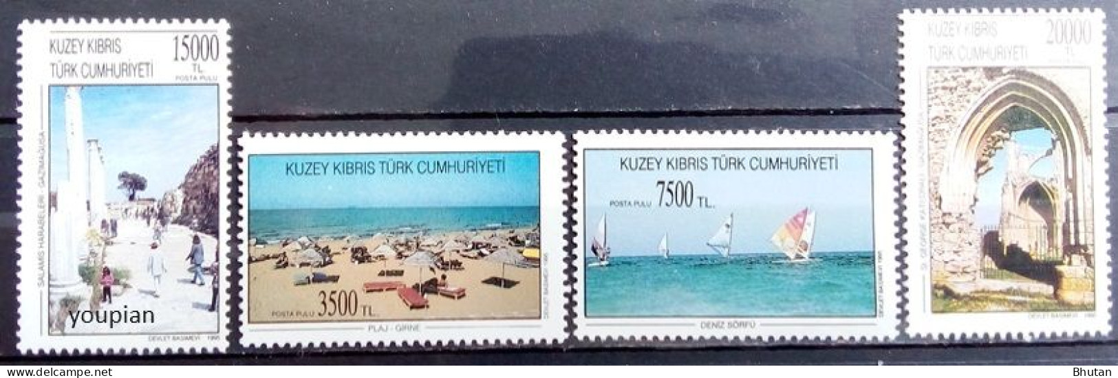 Northern Cyprus 1995, Tourism, MNH Stamps Set - Nuevos