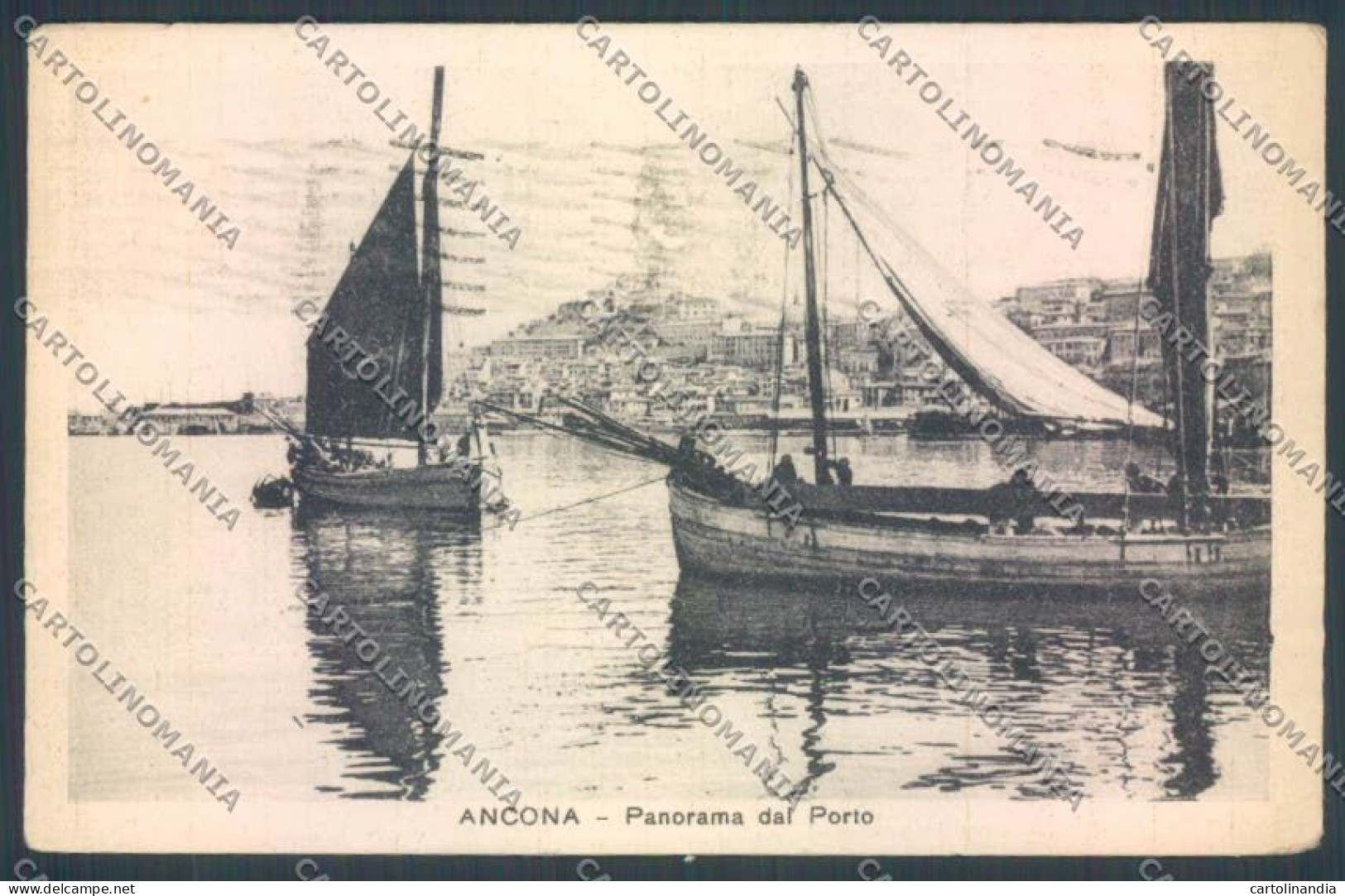 Ancona Città PIEGHINE Cartolina ZG1898 - Ancona
