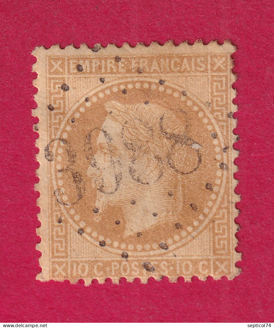 N°28 GC 3988 TOURETTE ALPES MARITIMES VAR COTE 180€ SUR BLEU BRIEFMARKEN STAMP FRANCE - 1863-1870 Napoléon III Lauré