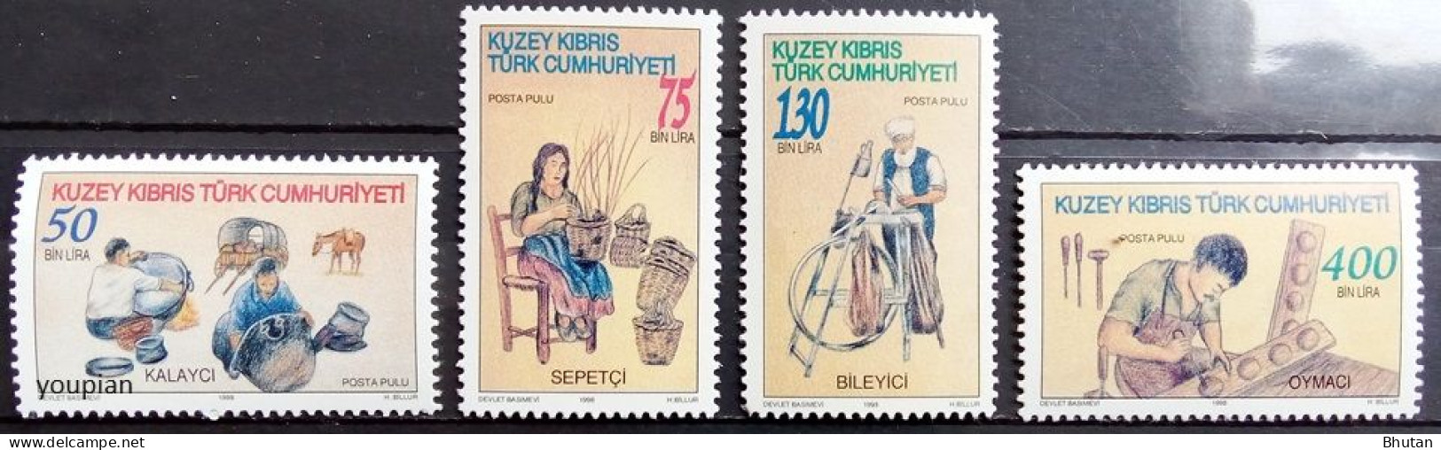 Northern Cyprus 1998, Traditional Handicraft, MNH Stamps Set - Nuevos