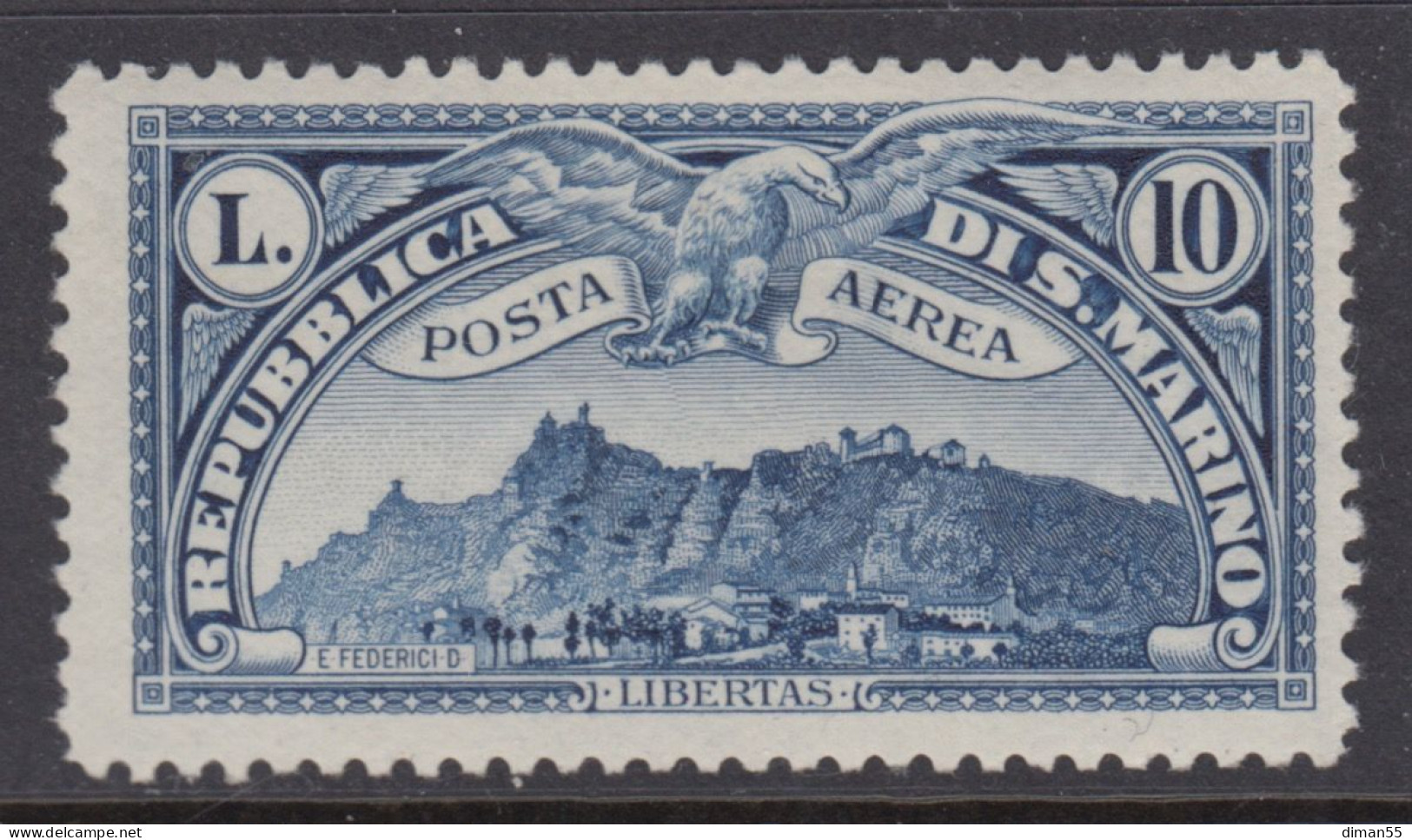 SAN MARINO - N.A 10 Cat 1000 Euro MNH** Gomma Integra - Ungebraucht